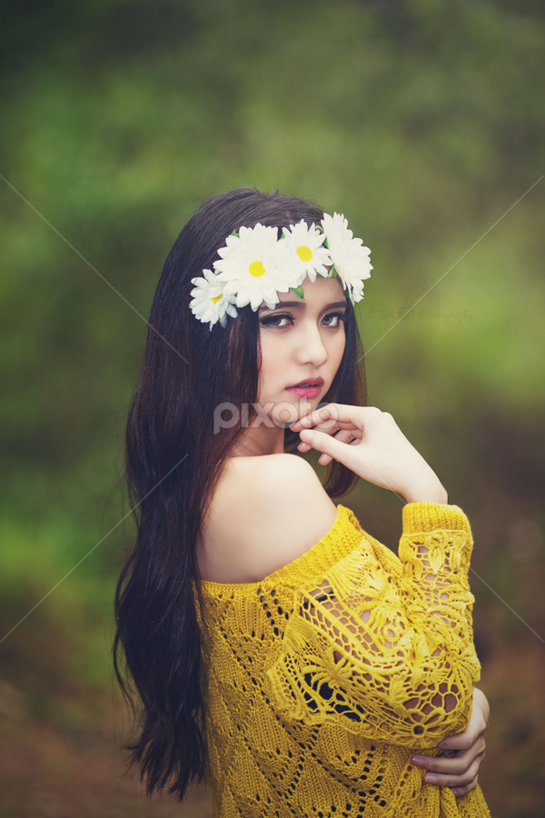 Look at my eyes by Gadjah Surianto Haslim - People Portraits of Women