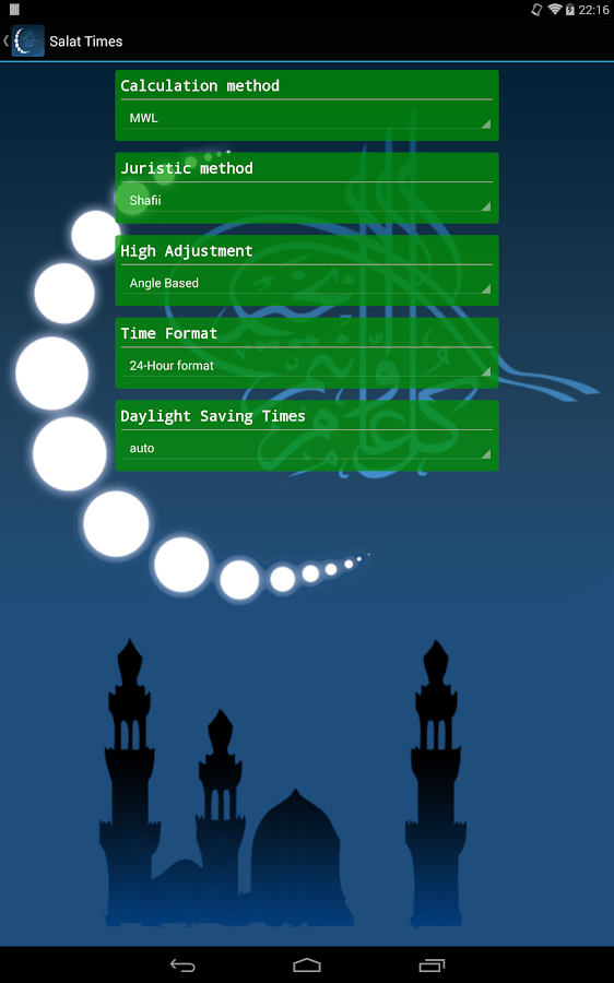 Muslim Salat Times - screenshot