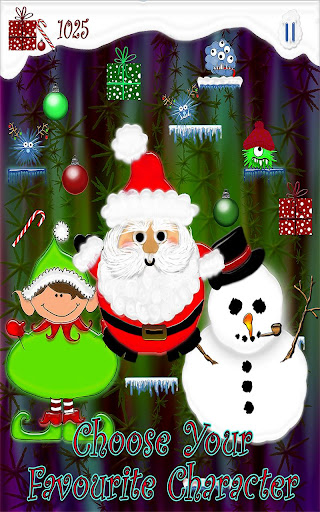 Santa Tree Jump Christmas Game