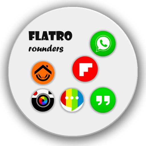 Flatro Rounded Circle Icons LOGO-APP點子