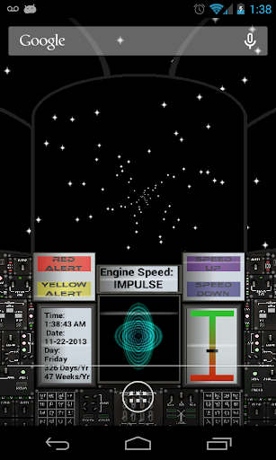 Space Cockpit Live Wallpaper