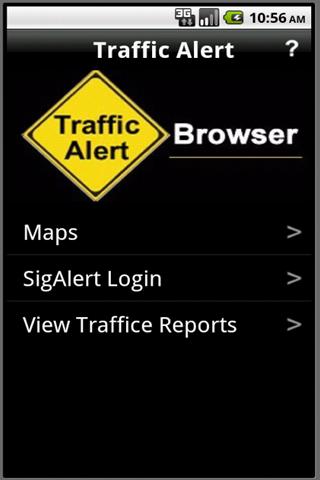 Traffic Alert Screen 3