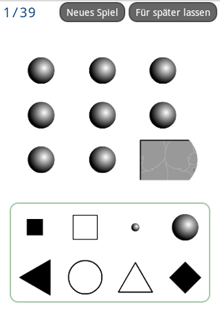 Android application Intelligenztest Ad-Free screenshort