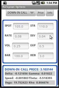 Free Download European Options APK