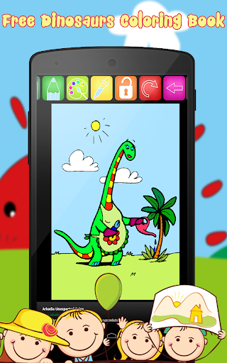 Dinosaurs Coloring Book Free