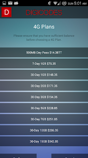 Digicodes - USSD Freedom Screenshots 2