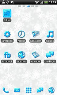 How to install Blue Glitter GO Launcher Theme 1.3 mod apk for pc