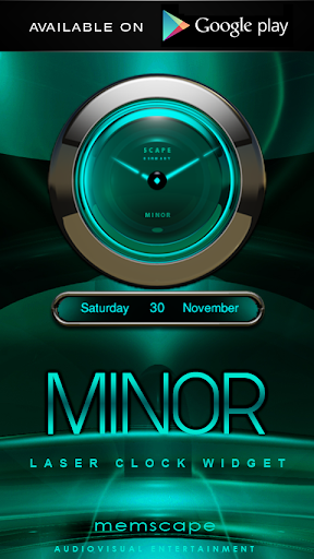 【免費生活App】MINOR Digital Clock Widget-APP點子