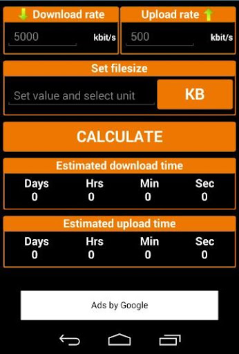 Download Time Calculator