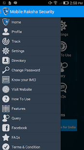 Mobile Raksha Security Screenshots 1