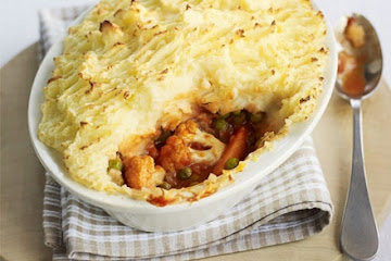 Winter vegetable pie