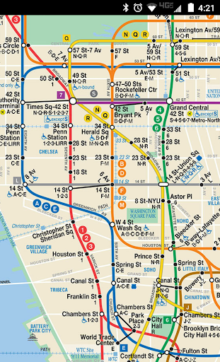 MTA Subway Map - New York City
