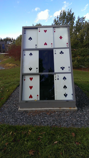 Playing Card Sculpture