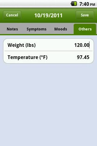 Period Tracker - screenshot