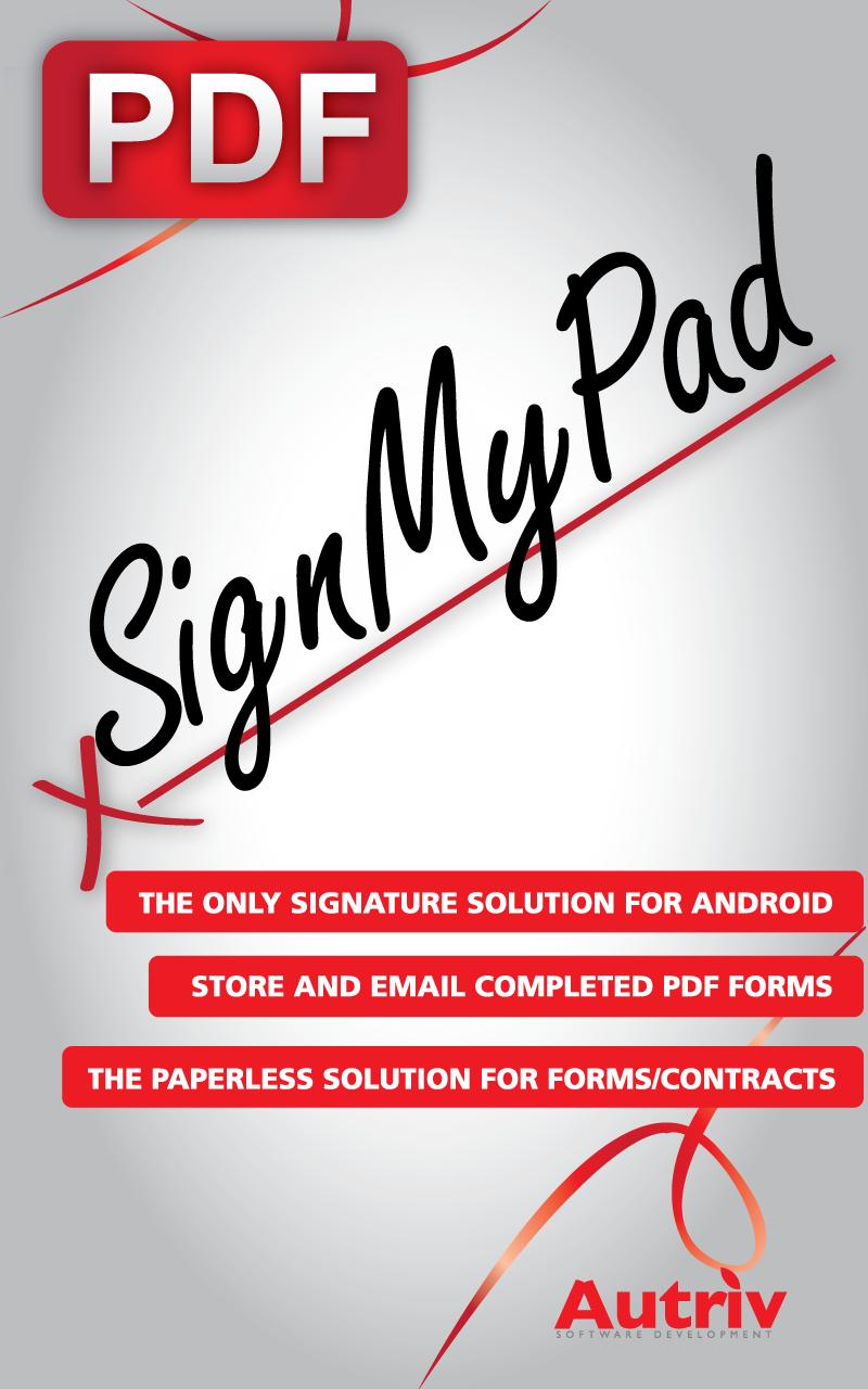 Android application SignMyPad screenshort