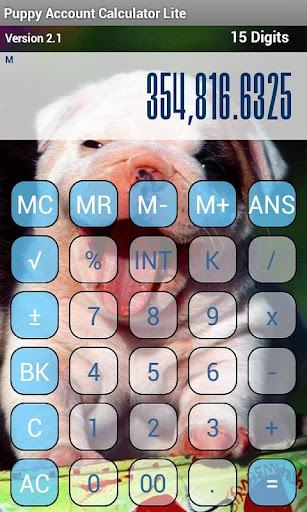 【免費工具App】可愛 小狗 計算器 Lite-APP點子