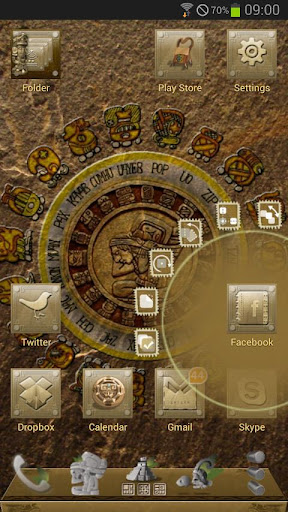 Next Launcher Mayan Theme