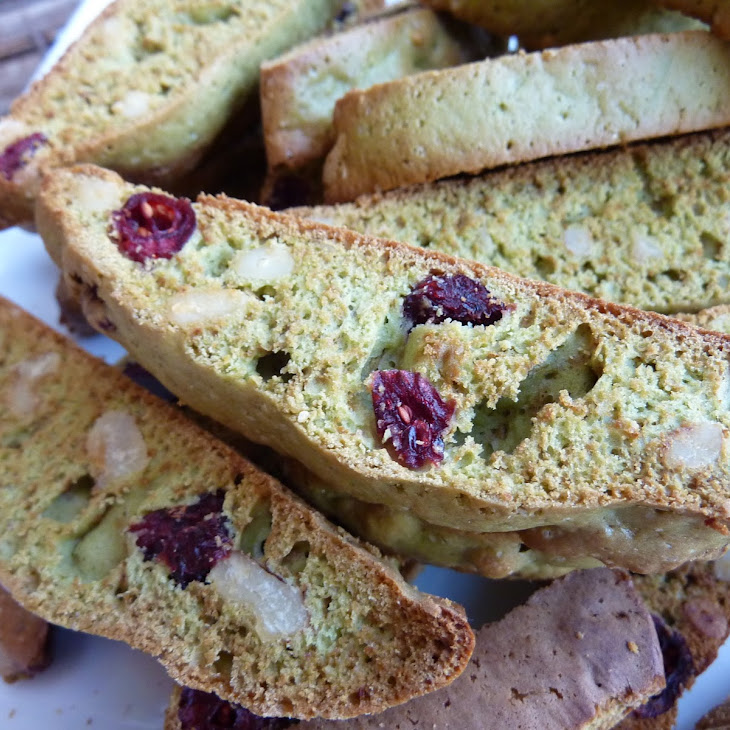 Matcha Tea Biscuits with Cranberries and Walnuts Dairy Free Biscuits