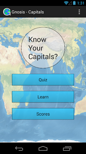 Gnosis - Capitals Quiz
