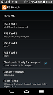 RSS Watch for SmartWatch 2
