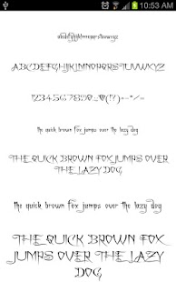Gothic Fonts for FlipFont free