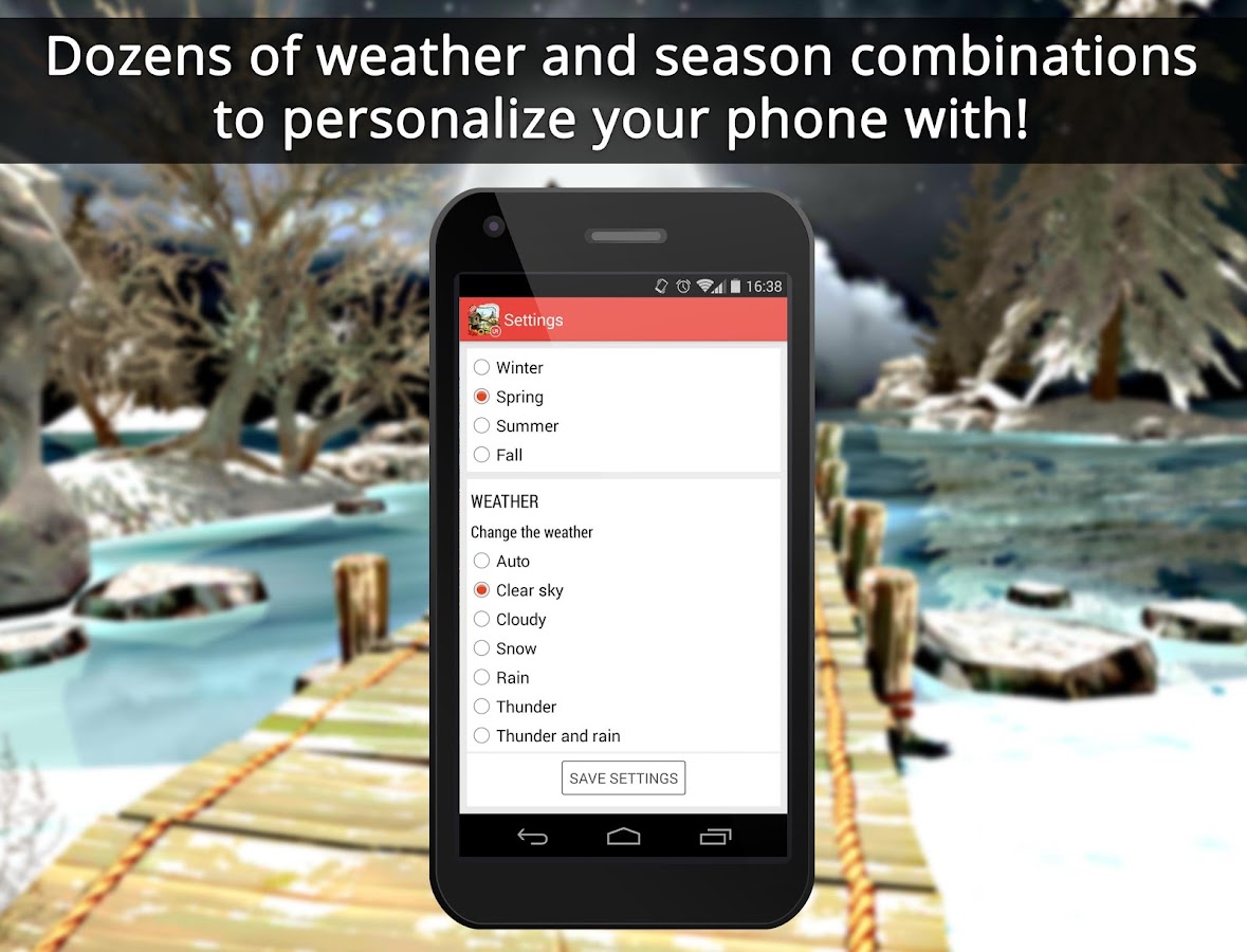 UR 3D Four Seasons Wallpaper Android Apps On Google Play