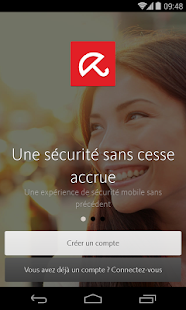 Capture d'ecran de l'application Android Avira Security Antivirus & VPN