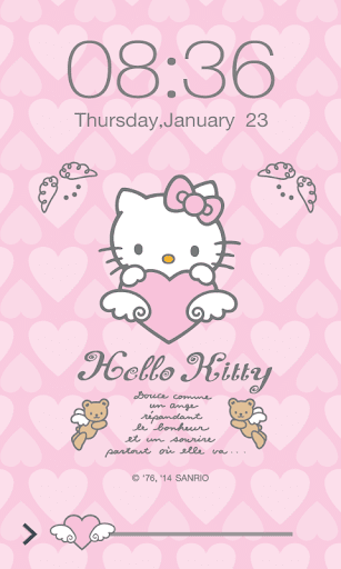 Hello Kitty Angel Screen Lock