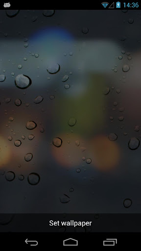Rain Drops 3D Live Wallpaper - by Stylish Apps