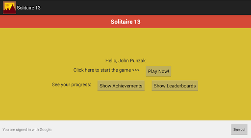 【免費紙牌App】Solitaire 13 with Leaderboards-APP點子