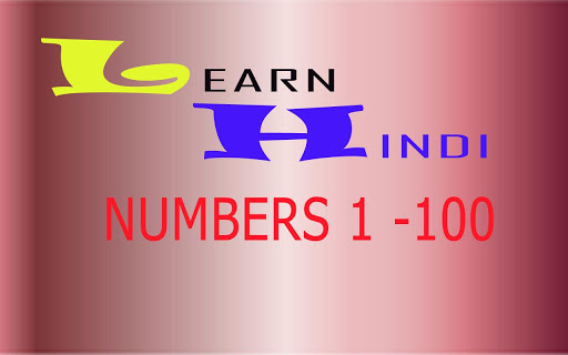 Easy with Hindi Numbers-100