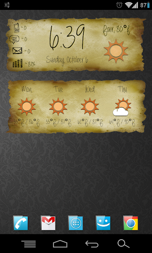 Hand Drawn - Zooper Widget Pro