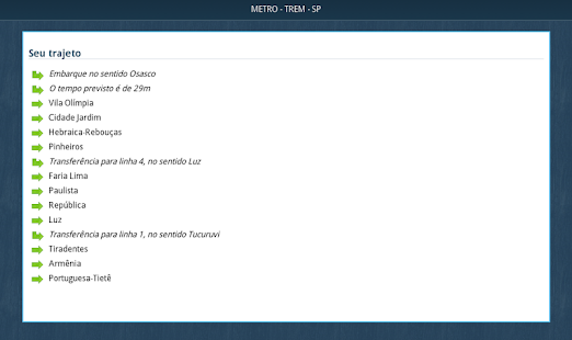 Metrô <-> CPTM SP Screenshots 1