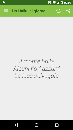 Un Haiku al giorno