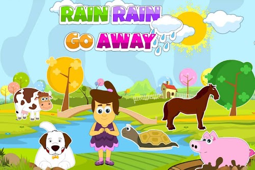 Android application HooplaKidz Rain Rain Go Away screenshort