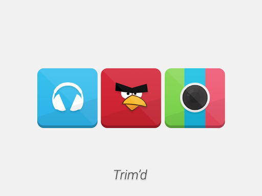 【免費個人化App】Trim'd Icon Pack-APP點子