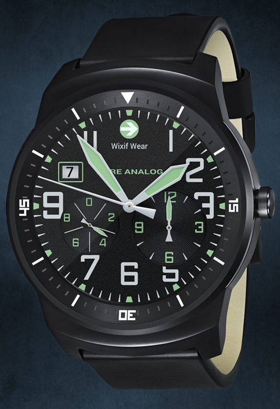 Pure Analog - Wear Watch Face Screen 2
