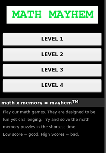 Math Mayhem