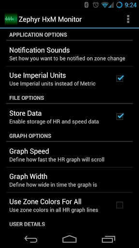 HR Mon - Zephyr HxM Heartrate