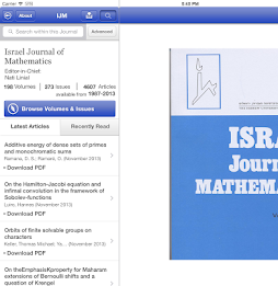 Israel Journal of Mathematics poster 3