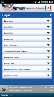 Calculadora de Puntos Amway Screenshots 6