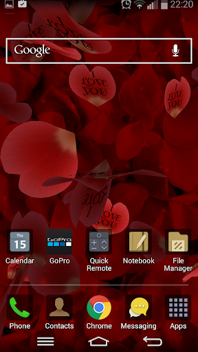 【免費個人化App】Valentine Rose Petals LWP-APP點子