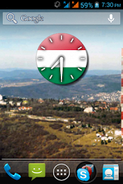 Hungarian Clock widget poster 1