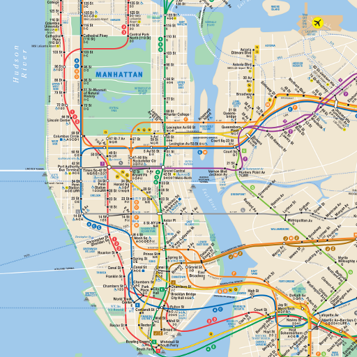 Subway Map: NYC LOGO-APP點子