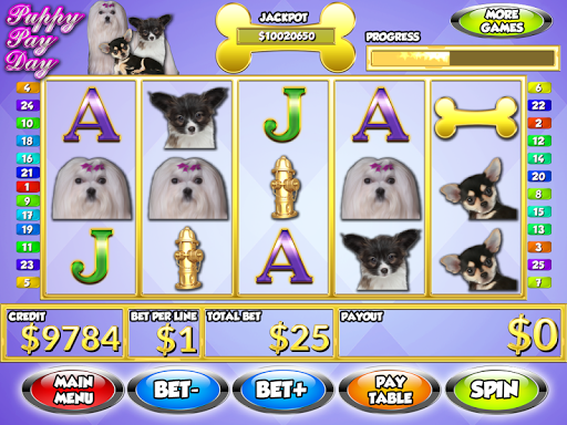 Puppy Pay Day Dog Slots Casino