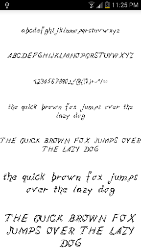 Fonts for FlipFont 15