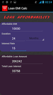Free Loan/Mortgage EMI Calculator APK for Android
