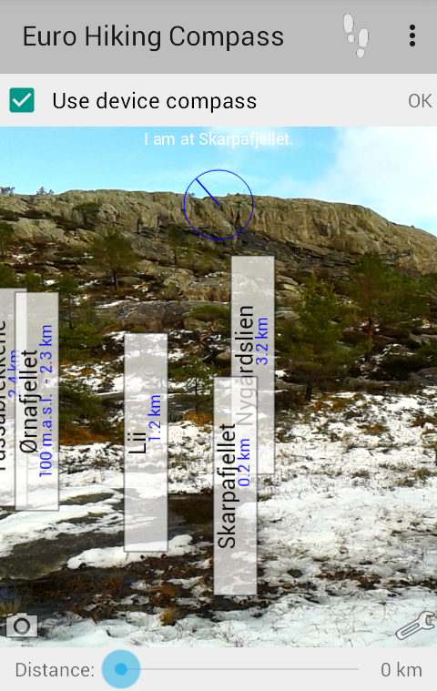 European Hiking Compass Screen 3