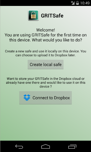 GRITSafe password manager