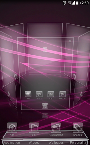 Next launcher Theme BlackGlass v4.1.1 Next launcher Theme BlackGlass v4.1.1